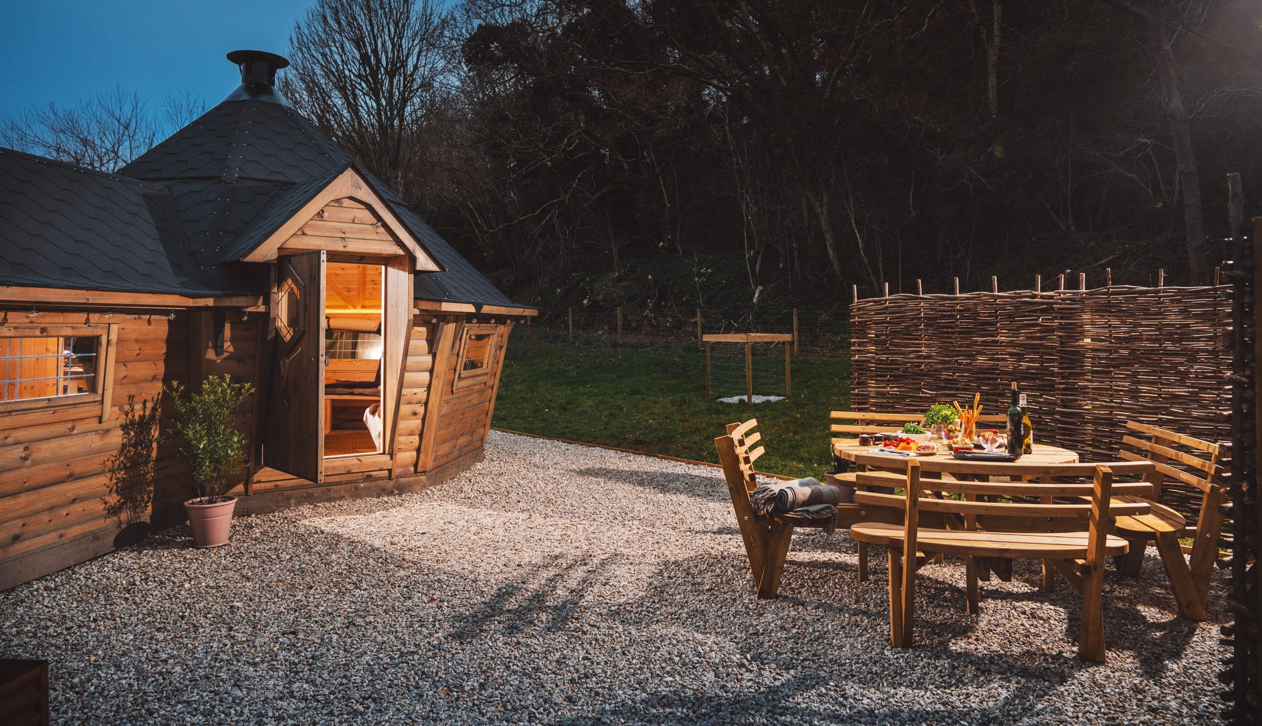bbq lodge at tregoose old mill